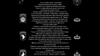 DoD Army  The Airborne Creed  Words by SGT Gabe Boudreau [upl. by Pete943]