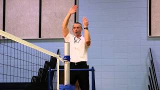 20142015 NFHS Volleyball Signals for Referee R1 produced by ZONI [upl. by Jadd]