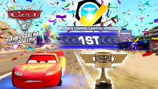 CARS 3 DRIVEN TO WIN ROOKIE RACING CUP LIGHTNING MACK SMOKEY CUP SERIES VIDEO GAME RACING [upl. by Nanyk]