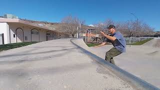 Bagdad Arizona skatepark 50 year old skateboarding skateboard arizona sk8AZ BabaandJerusha [upl. by Goodill]