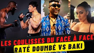 Les coulisses du face à face raté entre Doumbé et Baki Ngannou drague Kim Kardashian [upl. by Anelam109]