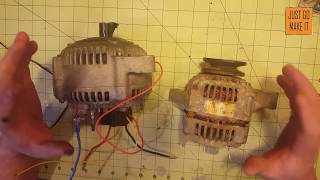 Pt3 Alternator to Brushless Motor Conversion 20 Alternator Modification [upl. by Raynard]