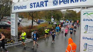 2018 Perkins Great Eastern Run half marathon start [upl. by Sigismond]