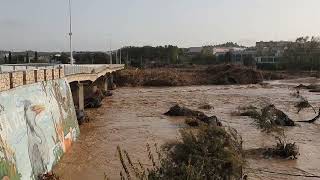 PUENTE DE RIBARROJA A LA ELIANA TRAS GOTA FRIA 24 [upl. by Ojibbob]