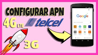 Internet APN Telcel 2020 Configurar APN 4G lte y 3G [upl. by Enyaht]