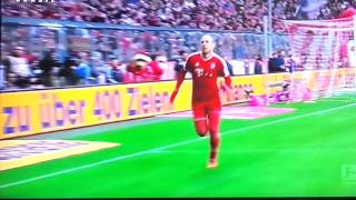 Arjen Robben goal celebration fail [upl. by Nivanod]