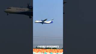 Flight landing 🛬  Indigo 6E  Plane spotting  Chennai airport shorts shortsfeed shortsviral [upl. by Nob185]