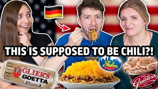 Germans Try CINCINNATI FOODS for the First Time  Feli from Germany [upl. by Eilasor]