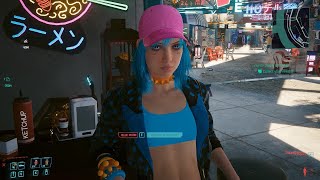 Save and flirt Blue Moon in Cyberpunk 2077 [upl. by Emlyn]