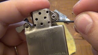 Most Common Problem With REALLY Old Zippo Lighters amp How To Fix It [upl. by Akinert]