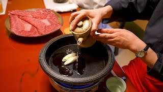 280 Luxury Wagyu Hotpot in Japan [upl. by Adiv598]