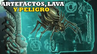 ARTEFACTOS LAVA Y PELIGRO  ARK Survival Ascended 7 [upl. by Eninahs]