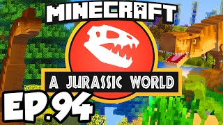 Jurassic World Minecraft Modded Survival Ep94  MORE FLYING DINOSAURS Dinosaurs Modpack [upl. by Ahsyen]