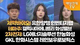 투자의 눈 유한양행 인벤티지랩  갤럭시아머니트리 화성밸브  LG에너지솔루션 한농화성  GKL 한화시스템 레인보우로보틱스  김민수 대표 이주연 대표  매일경제TV [upl. by Meghan534]