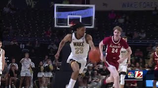 WAKE FOREST EXHIBITION WITH ALABAMA [upl. by Rusert]