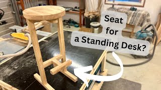 Not Your Average Seat  Building a Stool for a Standing Desk [upl. by Maclay]