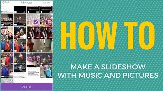 How to Make a Slideshow With Music and Pictures [upl. by Llennoj]