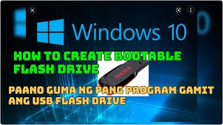 How to create bootable USB FLASH DRIVE for Windows 10 [upl. by Guthry851]