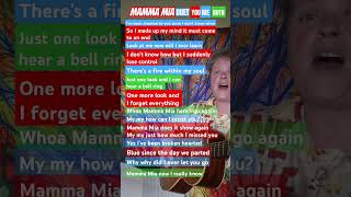 singalong to Mamma Mia by abba Karaoke acoustic shorts song music 70s pop [upl. by Nie688]