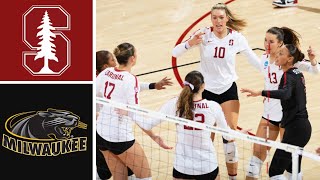 5 Stanford vs Milwaukee Highlights  Women Volleyball  2024 College Volleyball [upl. by Eceinaj302]