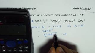 Factor Polynomial by Binomial Theorem [upl. by Sculley]