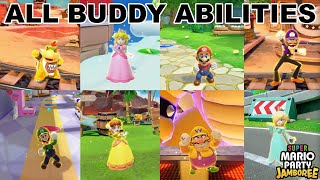 All Jamboree Buddy Abilities  Super Mario Party Jamboree [upl. by Atterg]