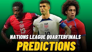 Concacaf Nations League Quaterfinals Predictions [upl. by Aisauqal792]