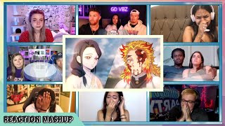 Rengokus Death Scene Reaction Mashup  Demon Slayer  Kimetsu no Yaiba Mugen Train ArcMovie [upl. by Melisent]