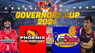 PBA LIVE 🔴RAIN OR SHINE VS PHOENIX SUPER LPG PBA GOVERNORS CUP 2024  LIVE SCOREBOARD [upl. by Telocin]