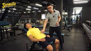 NG09 Tập ngực  Incline Dumbbell Bench press [upl. by Mikal]