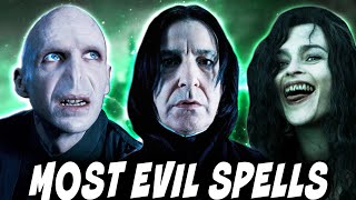 5 Spells SO EVIL Even Dark Wizards FEAR Them  Harry Potter Explained [upl. by Tnafni124]