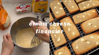 Cream Cheese Financier ㅣ 초보자도 만들 수 있는 간단한 크림치즈 휘낭시에 레시피 [upl. by Nrev]