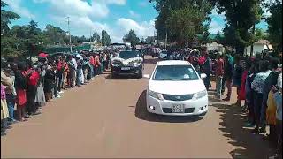 Body of Kelvin Kiptum world marathon received at Iten grounds [upl. by Ykcim903]