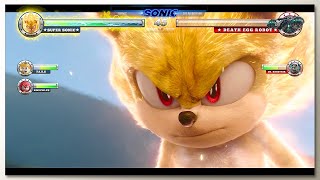 Super Sonic vs Death Egg Robot Final Battle with Healthbars  Part 2 [upl. by Nitsir497]