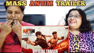 Antim The Final Truth Trailer Reaction  SALMAN KHANAayush Sharma  Antim trailer reaction  antim [upl. by Phox]