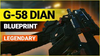 Where to find quotG58 DIANquot Legendary Blueprint in Cyberpunk 2077 [upl. by Beutner]