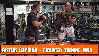 Artur Szpilka pierwszy trening MMA [upl. by Rivers]