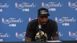 JR Smith very emotinal Postgame Interview  Cavaliers vs Warriors Game 7  2016 NBA Finals [upl. by Relyc]