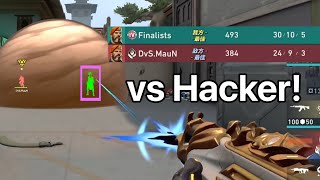 MauN vs Hacker 【Valorant Mobile Radiant Ranked POV】 [upl. by Olnek87]