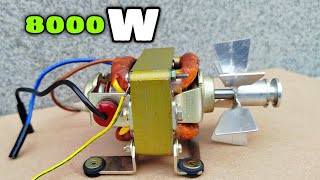 I Turn Blender Motor into 220V Electric Generator [upl. by Solomon288]