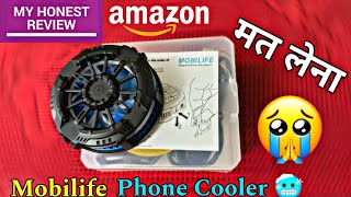 Mobilife Phone Cooler from Amazon  Honest Review by Anshuman kansana [upl. by Asined]