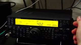 Kenwood TS 590SG Adjustment menu [upl. by Bronnie572]