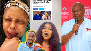 Afia Schwarzeneggers Brutal attck on Mahama and the NDC Breakdown  Still ɛyɛ Zu [upl. by Lilllie]