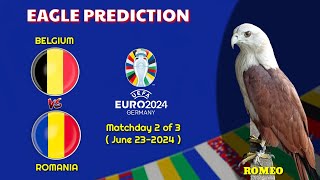 UEFA EURO 2024 PREDICTIONS  Belgium vs Romania  Eagle Prediction [upl. by Hewart]