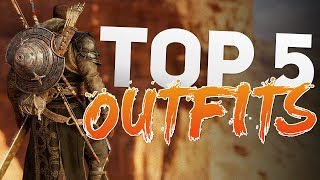 Top 5 Outfits in Assassins Creed Origins [upl. by Nonnarb]