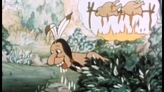 Molly Moo Cow and the Indians 1935 RAINBOW PARADE COLOR CARTOON [upl. by Gintz]