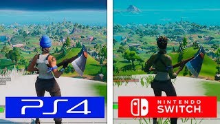 Fortnite Chapter 2  PS4 vs Switch  Graphics amp FPS Comparison  Comparativa [upl. by Azeret868]