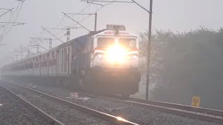 30 In 1  Mega Compilation Of Colourful Trains In Rain Fog Sunshine amp Lightning [upl. by Beaulieu]