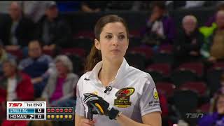 2017 Tim Hortons Roar of the Rings  Homan vs Sweeting  Draw 17 [upl. by Earehc]