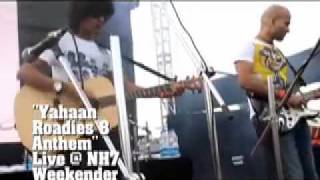 Yahaan  Airport Live at NH7 Weekender Roadies 8 Anthem [upl. by Anaihr]